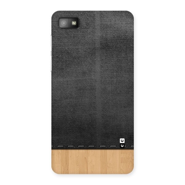 Bicolor Wood Texture Back Case for Blackberry Z10