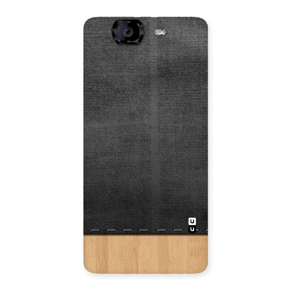 Bicolor Wood Texture Back Case for Canvas Knight A350