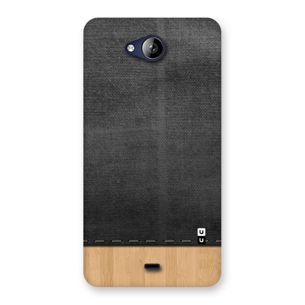 Bicolor Wood Texture Back Case for Canvas Play Q355