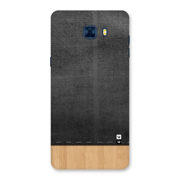 Bicolor Wood Texture Back Case for Galaxy C7 Pro