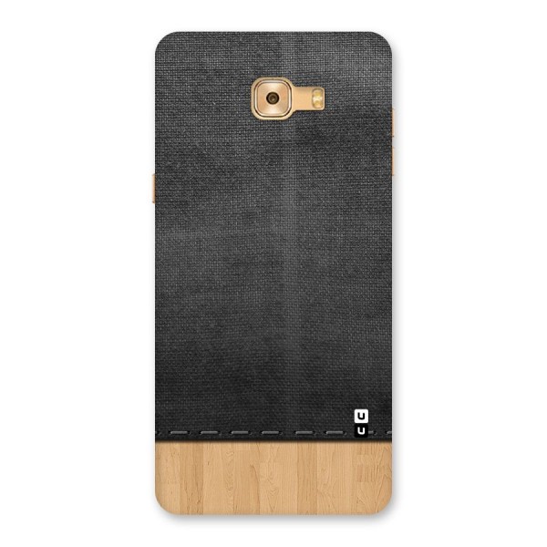 Bicolor Wood Texture Back Case for Galaxy C9 Pro
