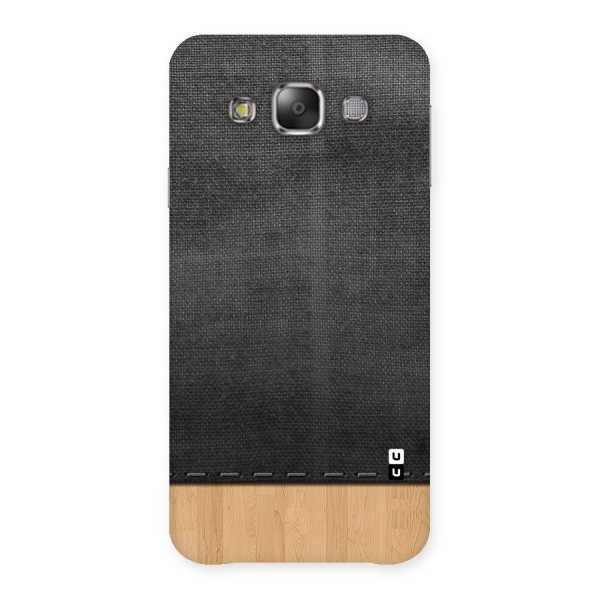 Bicolor Wood Texture Back Case for Galaxy E7