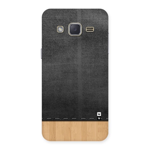 Bicolor Wood Texture Back Case for Galaxy J2