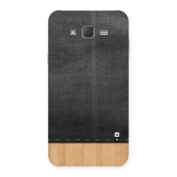 Bicolor Wood Texture Back Case for Galaxy J7