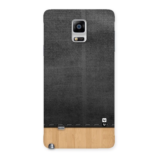 Bicolor Wood Texture Back Case for Galaxy Note 4