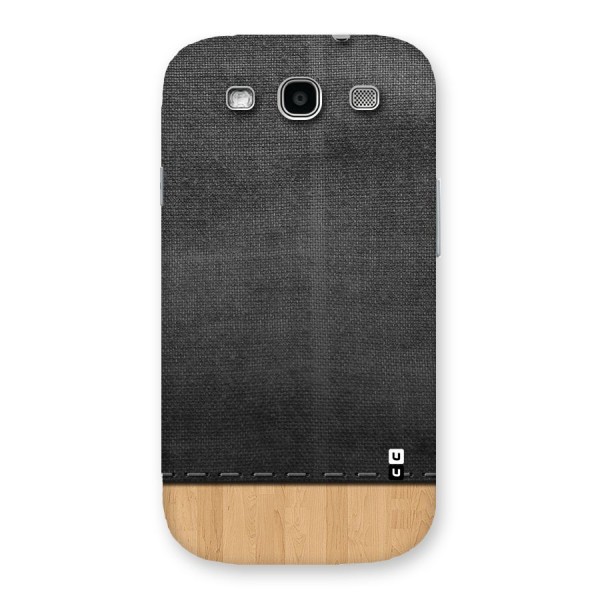 Bicolor Wood Texture Back Case for Galaxy S3
