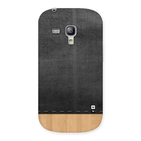 Bicolor Wood Texture Back Case for Galaxy S3 Mini