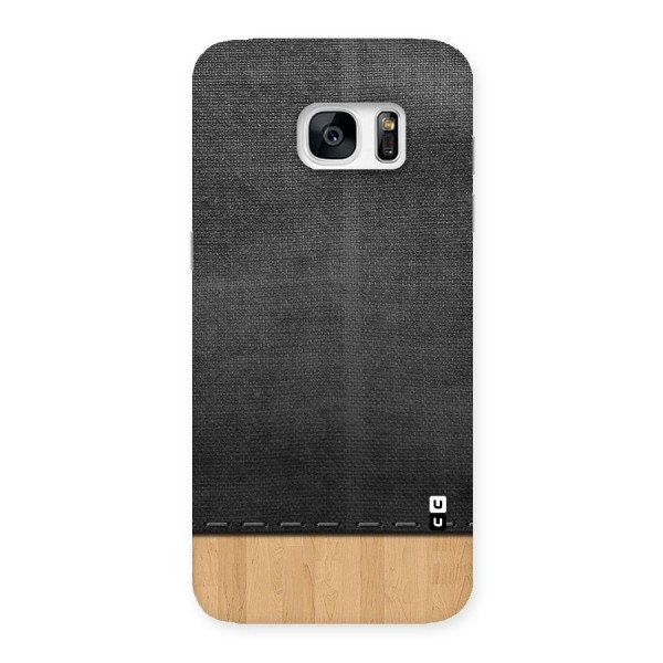 Bicolor Wood Texture Back Case for Galaxy S7 Edge