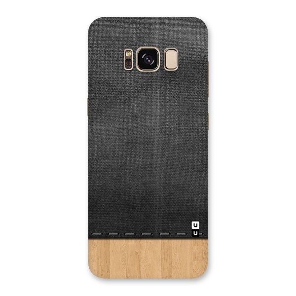 Bicolor Wood Texture Back Case for Galaxy S8