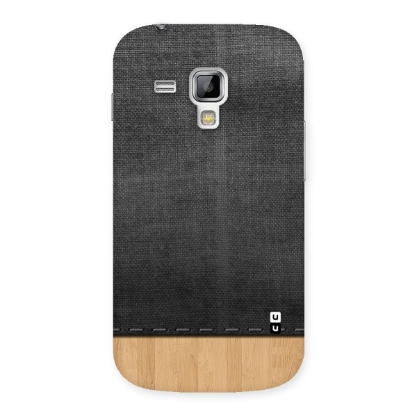 Bicolor Wood Texture Back Case for Galaxy S Duos