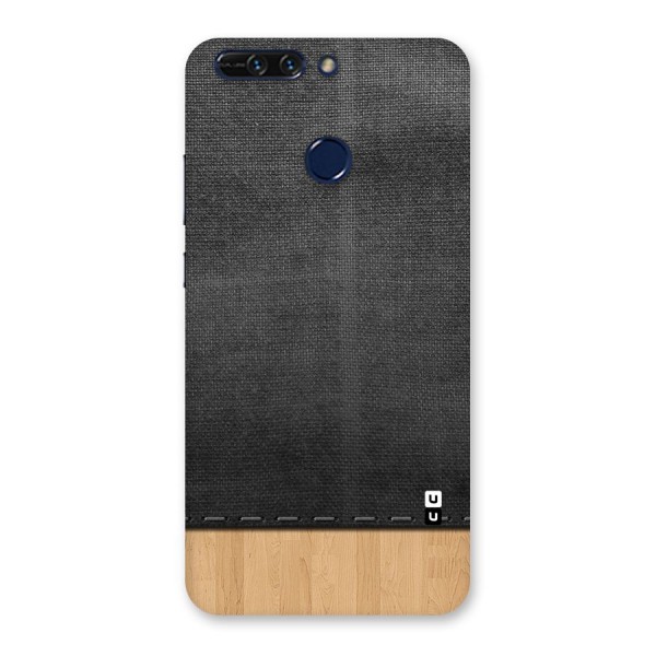 Bicolor Wood Texture Back Case for Honor 8 Pro