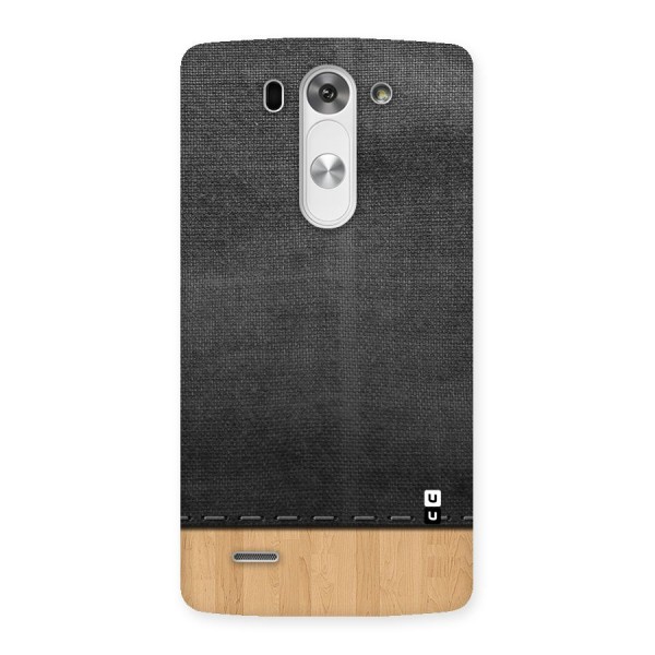Bicolor Wood Texture Back Case for LG G3 Mini
