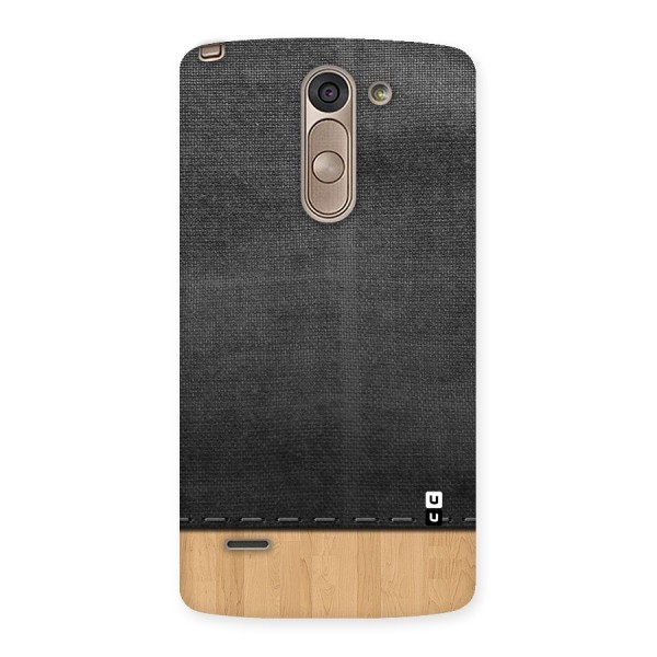 Bicolor Wood Texture Back Case for LG G3 Stylus