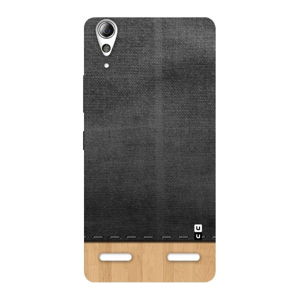 Bicolor Wood Texture Back Case for Lenovo A6000