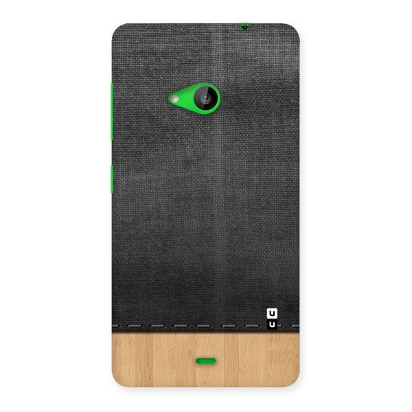 Bicolor Wood Texture Back Case for Lumia 535
