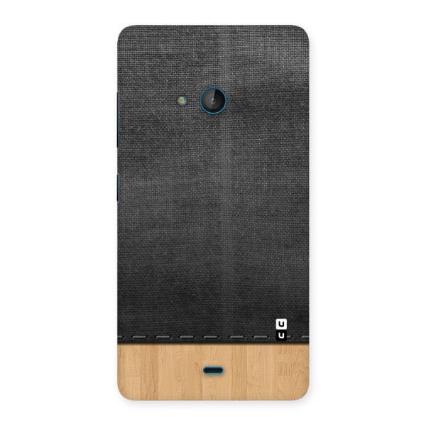Bicolor Wood Texture Back Case for Lumia 540