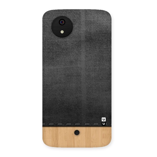 Bicolor Wood Texture Back Case for Micromax Canvas A1