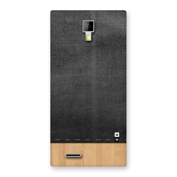 Bicolor Wood Texture Back Case for Micromax Canvas Xpress A99