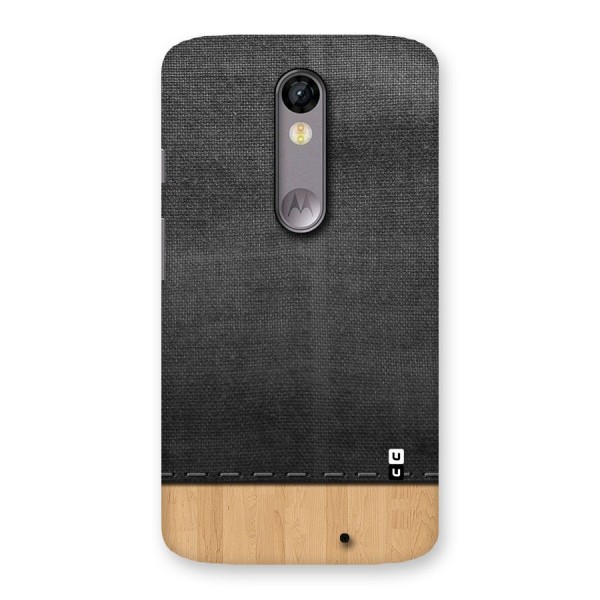 Bicolor Wood Texture Back Case for Moto X Force