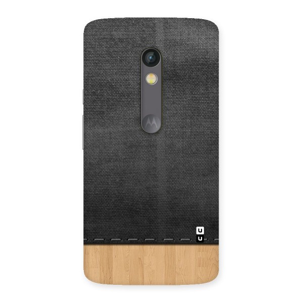 Bicolor Wood Texture Back Case for Moto X Play