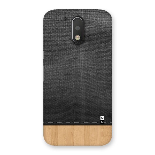 Bicolor Wood Texture Back Case for Motorola Moto G4
