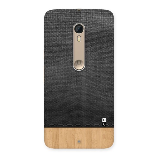 Bicolor Wood Texture Back Case for Motorola Moto X Style