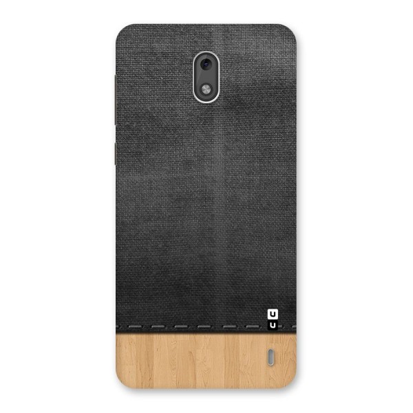 Bicolor Wood Texture Back Case for Nokia 2