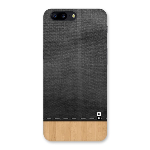Bicolor Wood Texture Back Case for OnePlus 5