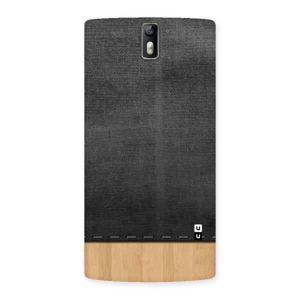 Bicolor Wood Texture Back Case for One Plus One