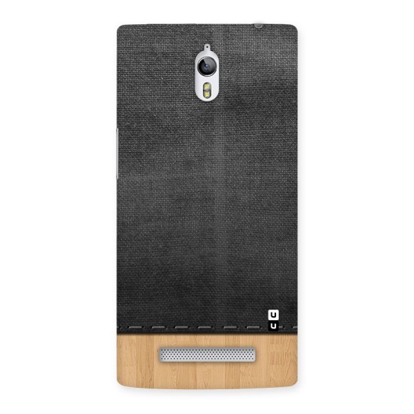 Bicolor Wood Texture Back Case for Oppo Find 7