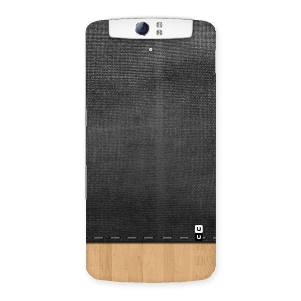 Bicolor Wood Texture Back Case for Oppo N1