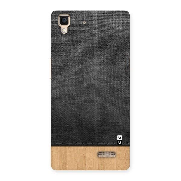 Bicolor Wood Texture Back Case for Oppo R7