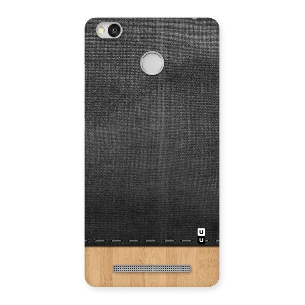 Bicolor Wood Texture Back Case for Redmi 3S Prime