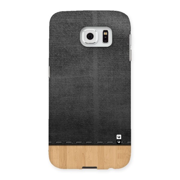 Bicolor Wood Texture Back Case for Samsung Galaxy S6