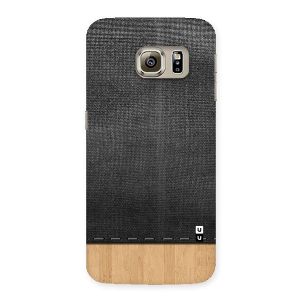 Bicolor Wood Texture Back Case for Samsung Galaxy S6 Edge