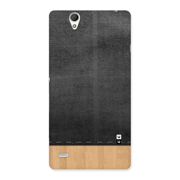 Bicolor Wood Texture Back Case for Sony Xperia C4