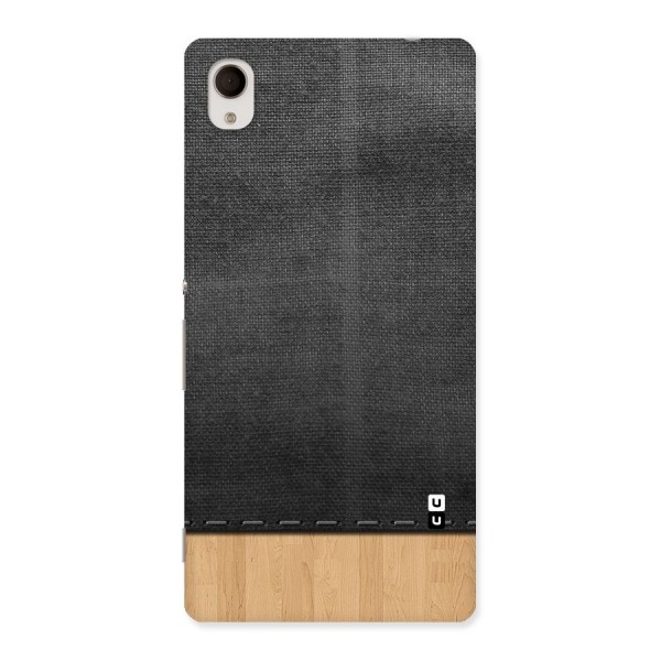 Bicolor Wood Texture Back Case for Sony Xperia M4