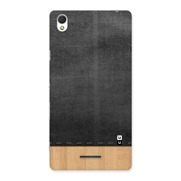 Bicolor Wood Texture Back Case for Sony Xperia T3