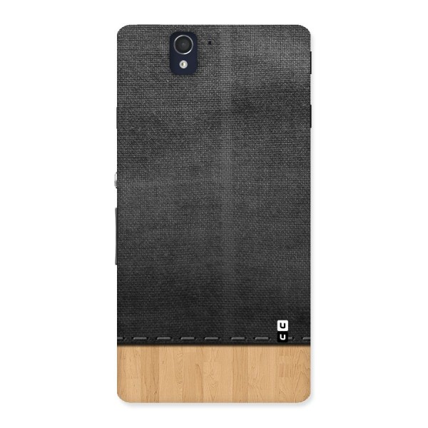 Bicolor Wood Texture Back Case for Sony Xperia Z