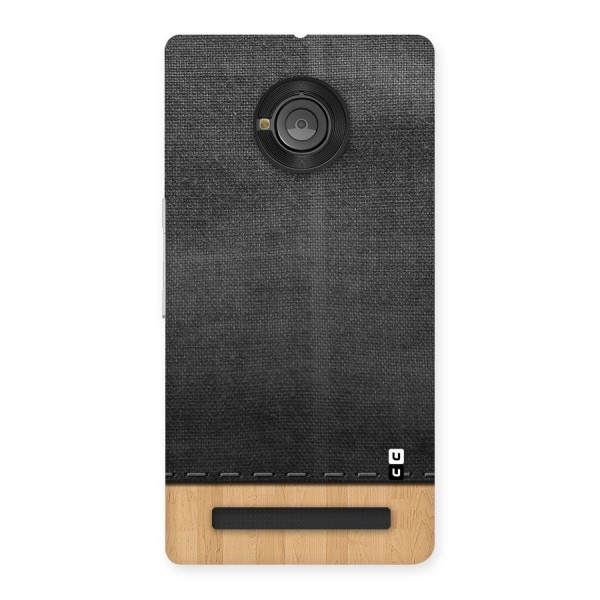 Bicolor Wood Texture Back Case for Yu Yuphoria
