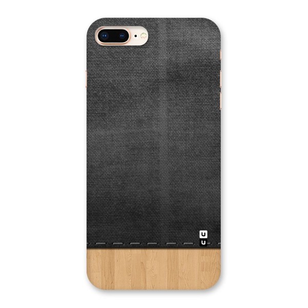 Bicolor Wood Texture Back Case for iPhone 8 Plus