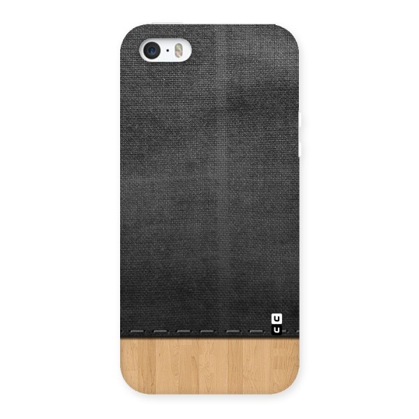 Bicolor Wood Texture Back Case for iPhone SE
