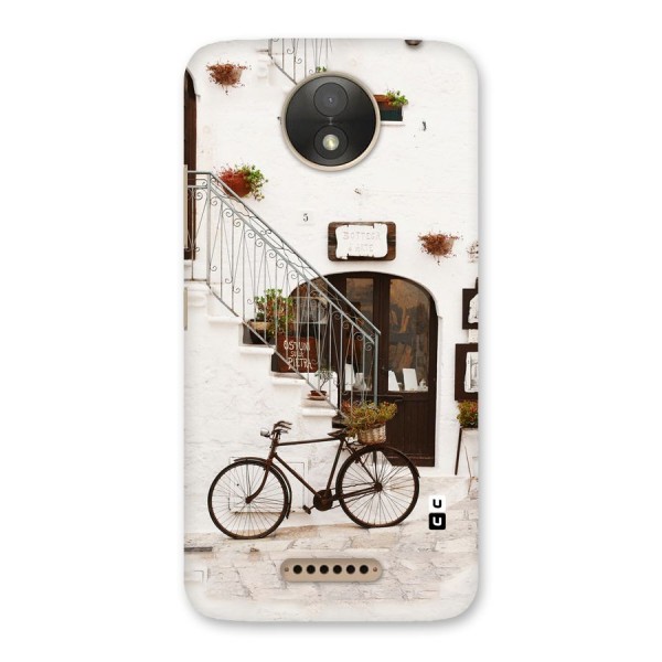 Bicycle Wall Back Case for Moto C Plus