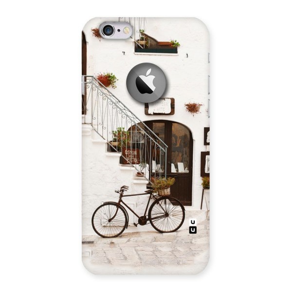 Bicycle Wall Back Case for iPhone 6 Logo Cut