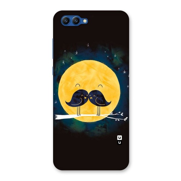 Bird Moustache Back Case for Honor View 10