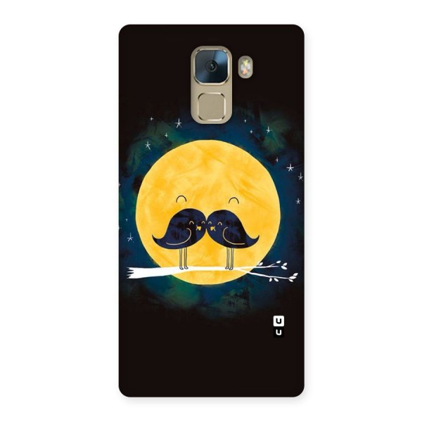 Bird Moustache Back Case for Huawei Honor 7