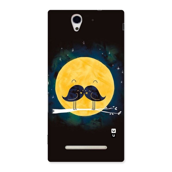 Bird Moustache Back Case for Sony Xperia C3