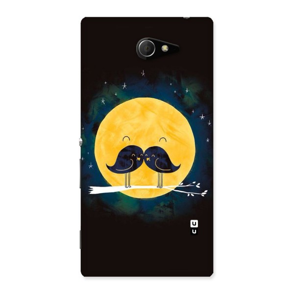 Bird Moustache Back Case for Sony Xperia M2