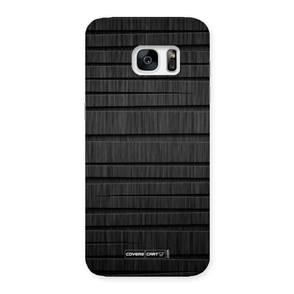 Black Abstract Back Case for Galaxy S7 Edge
