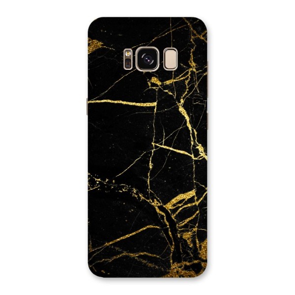 Black And Gold Design Back Case for Galaxy S8